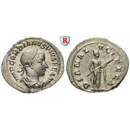 Römische Kaiserzeit, Gordianus III., Denar 241, st