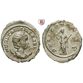 Römische Kaiserzeit, Herennia Etruscilla, Frau des Traianus Decius, Antoninian 249-251, vz+