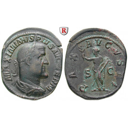 Römische Kaiserzeit, Maximinus I., Sesterz 236-238, ss-vz