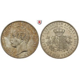 Anhalt, Anhalt-Dessau, Leopold Friedrich, Vereinstaler 1863, f.vz
