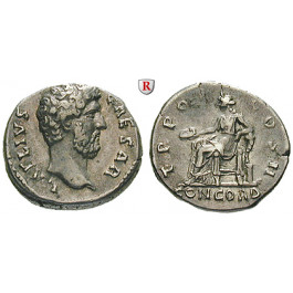 Römische Kaiserzeit, Aelius, Caesar, Denar 137, ss-vz