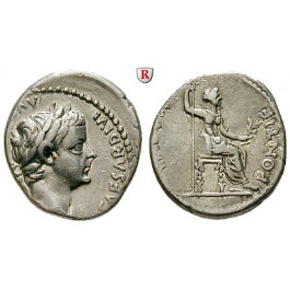 Römische Kaiserzeit, Tiberius, Denar 14-37, ss