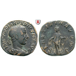 Römische Kaiserzeit, Gordianus III., Sesterz 241-243, ss-vz