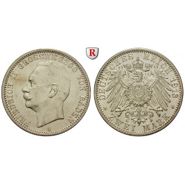 Deutsches Kaiserreich, Baden, Friedrich II., 2 Mark 1913, G, f.vz/vz-st, J. 38