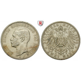 Deutsches Kaiserreich, Hessen, Ernst Ludwig, 2 Mark 1898, A, ss, J. 72