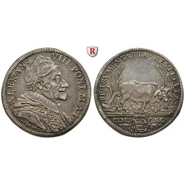 Vatikan, Alexander VIII., Testone A I (1690), f.vz