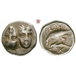 Thrakien-Donaugebiet, Istros, Drachme 4. Jh. v.Chr., ss+