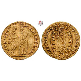 Italien, Venedig, Marino Grimani, Zecchino o.J., ss+