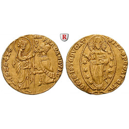 Italien, Venedig, Francesco Dandolo, Zecchino o.J., vz/ss-vz