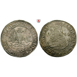 Ostfriesland, Grafschaft, Edzard II., Christoph, Johann von Rietberg, Reichstaler 1564, ss+