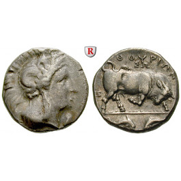 Italien-Lukanien, Thurium, Stater 350-300 v.Chr., ss/vz