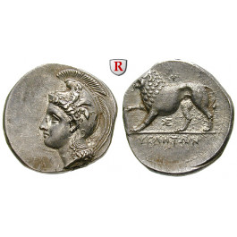 Italien-Lukanien, Velia, Didrachme 334-300 v.Chr., vz/ss-vz