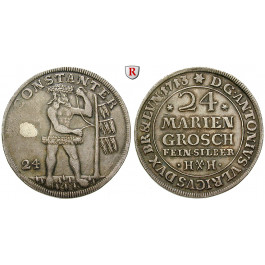 Braunschweig, Braunschweig-Wolfenbüttel, Anton Ulrich, 24 Mariengroschen 1713, ss-vz