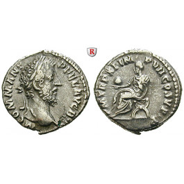 Römische Kaiserzeit, Commodus, Denar 186, ss+