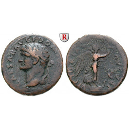 Römische Kaiserzeit, Domitianus, Caesar, As 72, ss