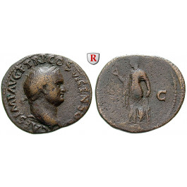 Römische Kaiserzeit, Titus, Caesar, As 77-78, ss