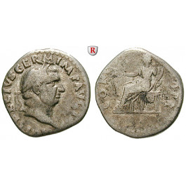 Römische Kaiserzeit, Vitellius, Denar, ss/f.ss
