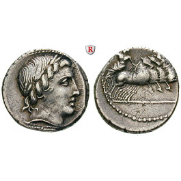 Römische Republik, Anonym, Denar 86 v.Chr., ss+