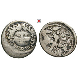 Römische Republik, L. Plautius Plancus, Denar 47 v.Chr., f.ss