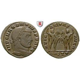Römische Kaiserzeit, Maxentius, Follis 309-312, vz