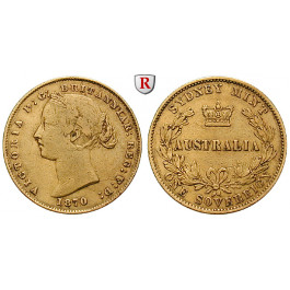 Australien, Victoria, Sovereign 1870, 7,32 g fein, ss