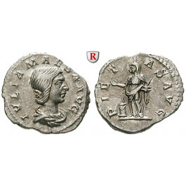Römische Kaiserzeit, Julia Maesa, Großmutter des Elagabal, Denar 218-222, ss-vz