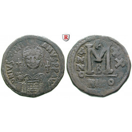 Byzanz, Justinian I., Follis Jahr 20 = 546/547, ss