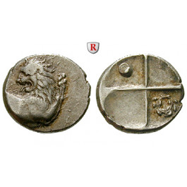 Thrakien, Chersonnesos, Hemidrachme 400-350 v.Chr., ss+