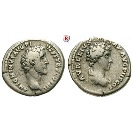Römische Kaiserzeit, Antoninus Pius, Denar 140, ss