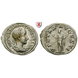 Römische Kaiserzeit, Gordianus III., Denar 241, vz