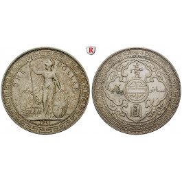 Grossbritannien, Handelsmünzen, Dollar 1911, ss