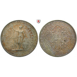 Grossbritannien, Handelsmünzen, Dollar 1900, ss/ss-vz