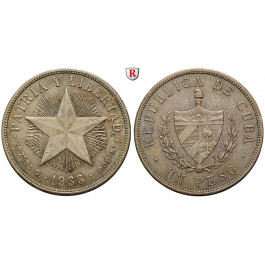 Kuba, Peso 1933, ss-vz