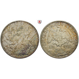 Mexiko, Vereinigte Staaten, Peso 1910, ss+