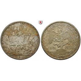 Mexiko, Vereinigte Staaten, Peso 1911, ss-vz