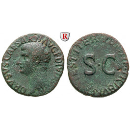 Römische Kaiserzeit, Drusus Junior, Sohn des Tiberius, As 21-22, ss+