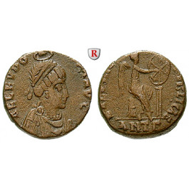 Römische Kaiserzeit, Eudoxia, Frau des Arcadius, Bronze 401-403, ss