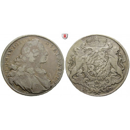 Bayern, Herzogtum, Maximilian III. Joseph, Wappentaler 1760, ss