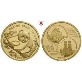 China, Volksrepublik, 1 Unze 1988, 31,08 g fein, PP