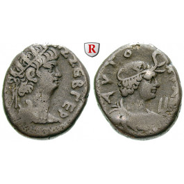 Römische Provinzialprägungen, Ägypten, Alexandria, Nero, Tetradrachme Jahr 12 = 65-66, f.ss