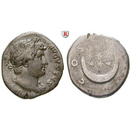 Römische Kaiserzeit, Hadrianus, Denar 126-127, ss