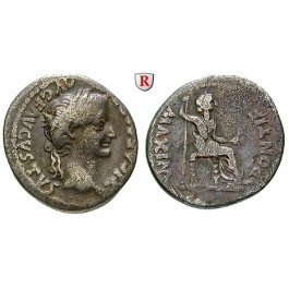 Römische Kaiserzeit, Tiberius, Denar 14-37, ss