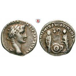 Römische Kaiserzeit, Augustus, Denar 2 v.-4 n.Chr., ss+/ss