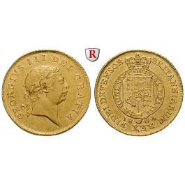 Grossbritannien, George III., Half-Guinea 1804, 3,81 g fein, ss-vz