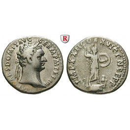 Römische Kaiserzeit, Domitianus, Denar 95, ss