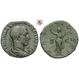 Römische Kaiserzeit, Maximinus I., Sesterz 235-236, ss-vz