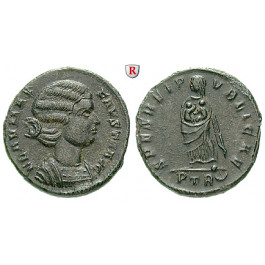 Römische Kaiserzeit, Fausta, Frau Constantinus I., Follis vor 326, f.vz