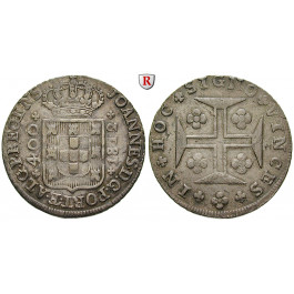 Portugal, Joao als Prinzregent, 400 Reis 1812, ss-vz