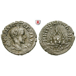 Römische Provinzialprägungen, Kappadokien, Caesarea, Gordianus III., Drachme Jahr 4 = 240/241, ss-vz