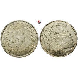 Luxemburg, Charlotte, 250 Francs 1963, vz+